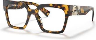 Miu Miu 52mm Square optical glasses in Tortoise at Nordstrom