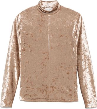 Forte_Forte Velvet Turtle Neck Sweater