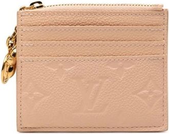 Louis Vuitton Pre-owned Wallets, female, Pink, Size: ONE SIZE Pre-owned Card Holder