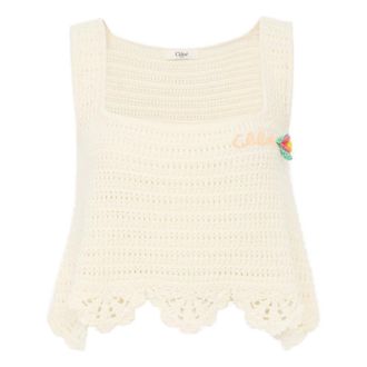 Chlo&eacute; Donna, Top, Bianco, M, new
