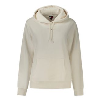 Tommy Hilfiger Sudadera con Capucha de Manga Larga - Sweatshirts & Hoodies - Mujer - Blanco - L