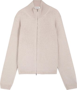 Our Legacy Float Funnel Ribbed Silk-knit Jumper - Off White - 50 (IT50 / L)