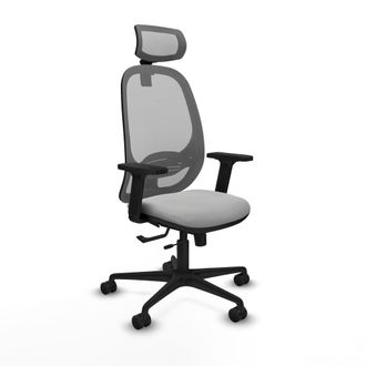 Piqueras y Crespo Silla Piqueras Y Crespo Cilanco Gris Claro Soporte Lumbar