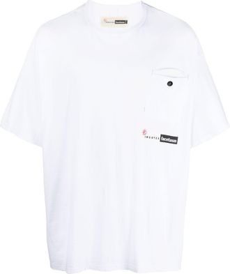 Incotex logo-print cotton T-shirt - men - Cotton - M - White