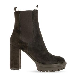 Gianvito Rossi Heeled Boots, female, Green, Size: 8 1/2 US Barry Platform Ankle Boots