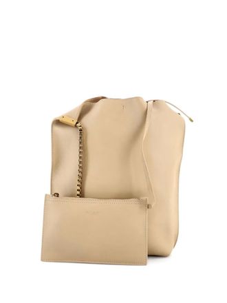 Saint Laurent Suzanne Leather Small hobo bag - Toni neutri