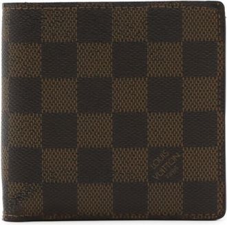 Louis Vuitton Brown Damier Canvas Wallet (Bi-Fold) (Pre-Owned)