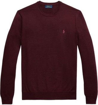 Polo Ralph Lauren Smooth Textured Wine Polo Sweatshirt