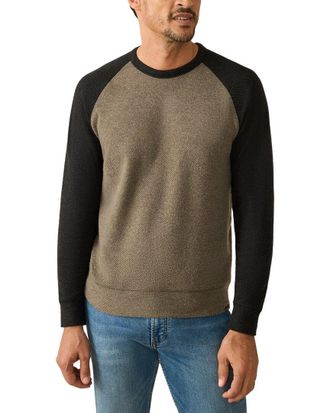 Faherty Legend Baseball Sweater Crew