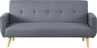 Concept Usine Sofá cama de estilo escandinavo gris de 3 plazas