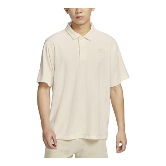Nike Sportswear Logo Polo Shirt Beige FN0465-118