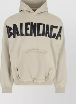 Balenciaga hooded kangaroo pocket sweater