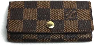 Louis Vuitton Pre-owned Accessories, female, Brown, Size: ONE SIZE Pre-owned Canvas key-holders