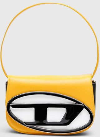 Diesel 1DR - Iconic shoulder bag in nappa leather - Shoulder Bags - Woman - Yellow
