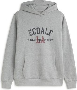Ecoalf Venice Katoenen Sweatshirt - Heren - Hoodies - Grijs - S - Katoen - Hoodies & sweatvesten