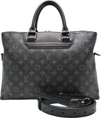 Louis Vuitton Black Monogram Eclipse Briefcase (Pre-Owned)