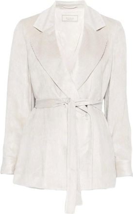 PESERICO Giacca con cintura - Toni neutri