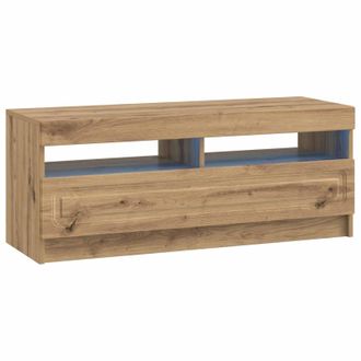 vidaXL Mueble De Tv Led Roble Artisan Madera De Ingenier&iacute;a Vidaxl