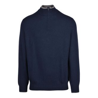 Fedeli Heren, Sweatshirts & Hoodies, Blauw, Maat: 3XL Kasjmier