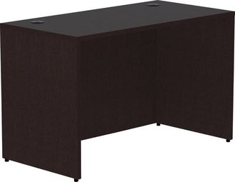 Lorell Essentials Series Rectangular Desk Shell - 48 x 2429.5 Desk Shell, 1 - Finish: Espresso