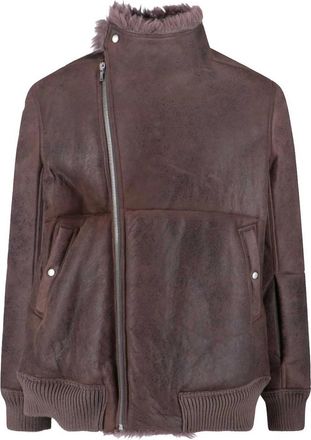 Rick Owens Lambskin and Shearling Jacket