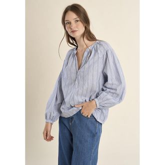 Molly Bracken Gestreepte blouse met lange mouwen
