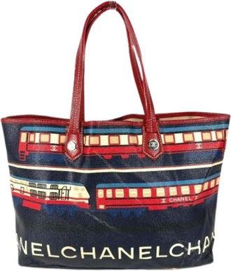Chanel Pre-owned Tote Bags, female, Multicolor, Size: ONE SIZE Pre-owned Vintage Tote Bag