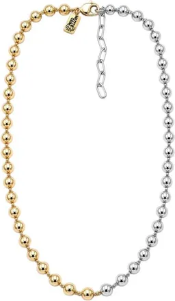 Native Gem Duo Ball Necklace in Gold/silver at Nordstrom