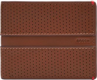 Fossil Mens Sport Tourer Leather Bifold with Flip ID