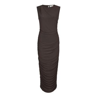 Neo Noir Dresses - female - Neo Noir - Midi Dresses - Brown - XL - Dresses
