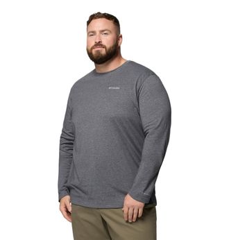 Columbia Mens Thistletown Hills Long Sleeve Crew Sweatshirt, City Grey Heather, Medium