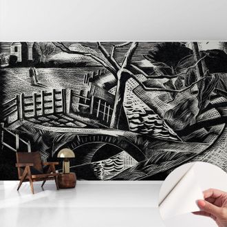Tulup Carta Da Parati Autoadesiva - Fotomurale - Decorazione Parete - Stile Elegante - Decorazione Casa - Paesaggio Architettonico 416x254 Cm