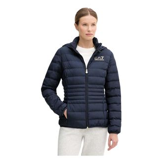 Emporio Armani Emporio Armani Ea7, Dames, Jassen, Blauw, Maat: S Poliester
