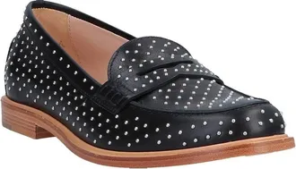 Tod's Stud-Embellished Leather Loafer - Black