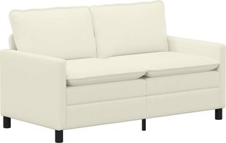 vidaXL Sof&aacute; Crema 156 X 81 X 87,5 Cm Tela Vidaxl