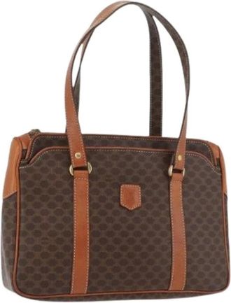 Celine Pre-owned Handbags, female, Brown, Size: ONE SIZE Pre-owned Vintage Hand Bag