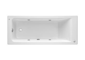 Roca Ba&ntilde;era Easy Basic 1700x750 Panel Digital Cromo