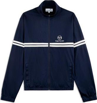 Sergio Tacchini Arturo Mesh Track Jacket in Maritime Blue/quiet Gray at Nordstrom, Size Xxx-Large