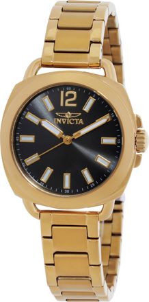 Invicta Wildflower Quartz Charcoal Dial Ladies Watch 48919