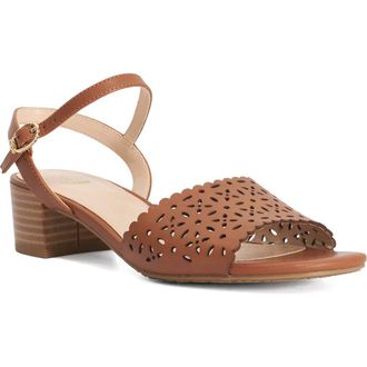 Dune London Josephina Leather Sandal in Tan at Nordstrom, Size 41