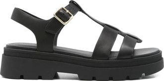 Geox 50 mm Adacter sandalen met plateauzool - Zwart