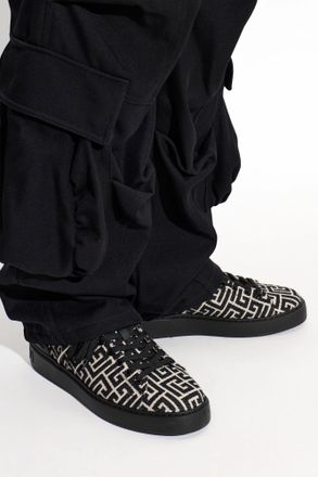 Balmain B-Court Sports Shoes, Mens, Black