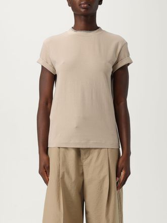 Brunello Cucinelli T-shirt basic in cotone Brunello Cucinelli
