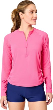 Free Country Womens SunFree Quarter Zip UPF Sunshirt