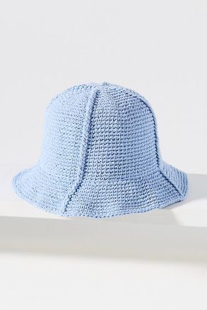 Anthropologie Wyeth Solea Crochet Bucket Hat