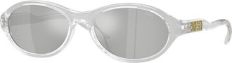 Diesel DL3024U 20298V Mens Sunglasses Clear Size 54