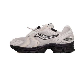 Saucony Mens Progrid Triumph 4 Shoes In White/sand