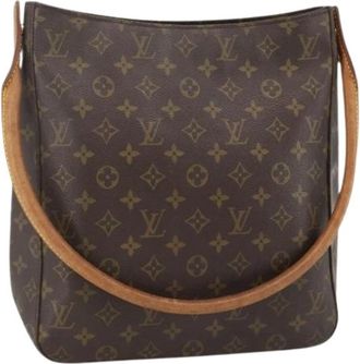 Louis Vuitton Pre-owned Shoulder Bags, female, Brown, Size: ONE SIZE Pre-owned Looping GM Shoulder Bag