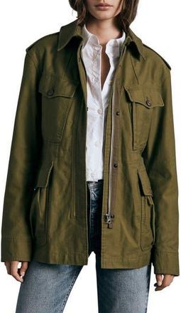 Rag & Bone ICONS Lorenz Cotton Military Jacket in Army Green at Nordstrom Rack, Size Xx-Small