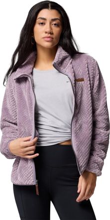 Columbia Womens Fire Side Ii Sherpa Full Zip, Shale Purple, M